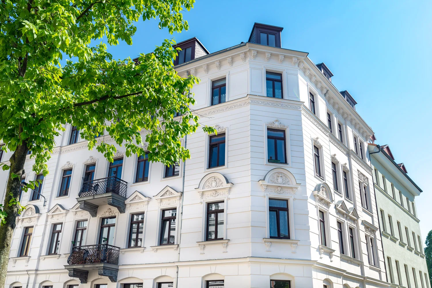 Arbeiten an einem historischen Gebäude durch den Meisterbetrieb Thormählen
