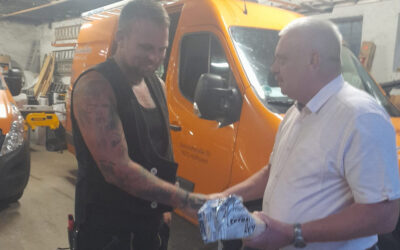 Unser Markus hat heute sein 10jähriges Firmenjubiläum